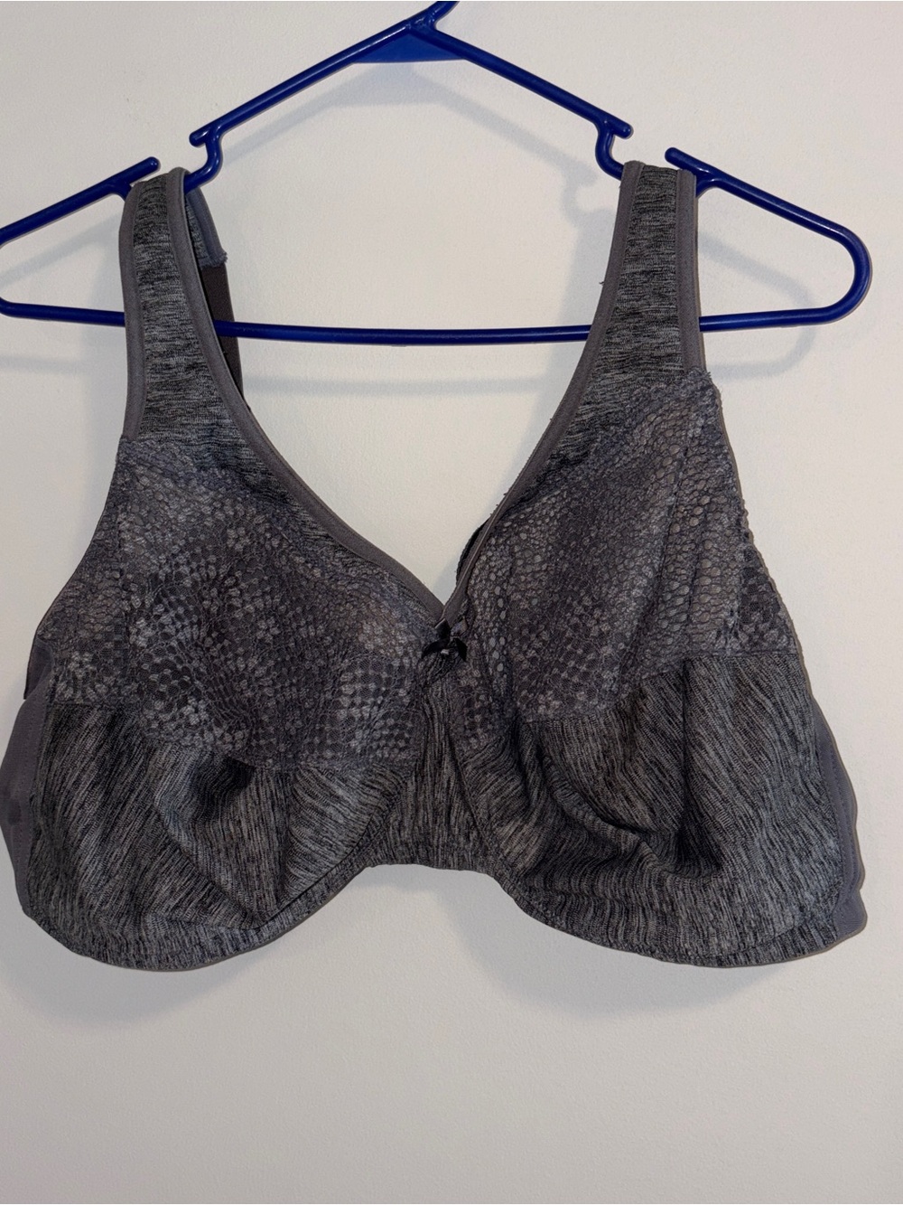 Grey Glamorise Adjustable Bra Size: 48DD